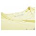 Dámské triko Alpine Pro ROZENA 5 - žlutá