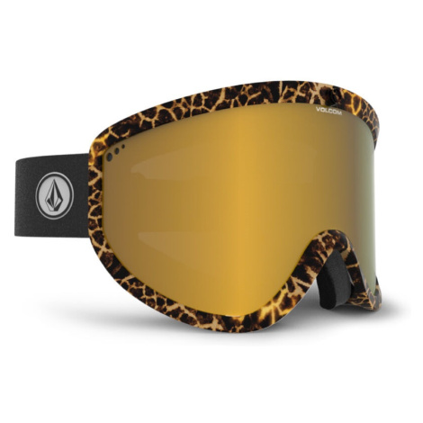 Zimní brýle Volcom Footprints Giraffe/černá - EA Gold Chrome EA