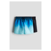 H & M - Balení: 2 plavecké šortky - tyrkysová
