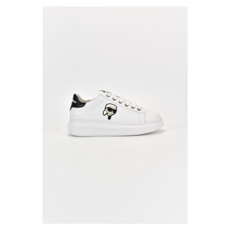 Tenisky karl lagerfeld kapri karl nft lo lace white lthr