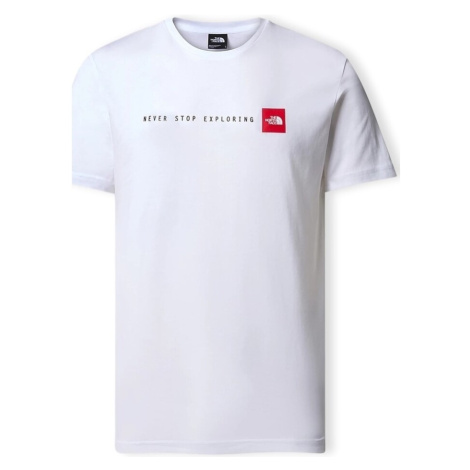 The North Face T-Shirt Never Stop Exploring - White Bílá