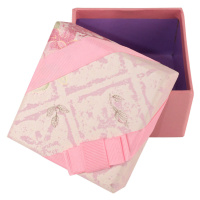 Růžová dárková krabička 8 x 8 cm
