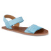 Barefoot sandály Blifestyle - Napaea Bio velours hellblau modré