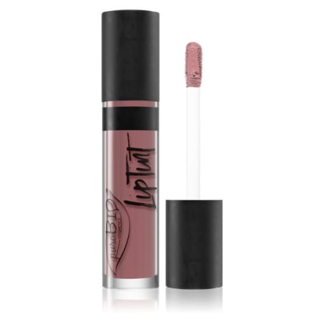 puroBIO Cosmetics Lip Tint tekutá rtěnka s matným finišem odstín 04 Cold Pink 4,8 ml