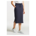 TEPLÁKOVÁ SUKNĚ GANT ICON G ESSENTIAL JERSEY SKIRT modrá