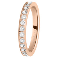 Morellato Bronzový prsten s krystaly Love Rings SNA40
