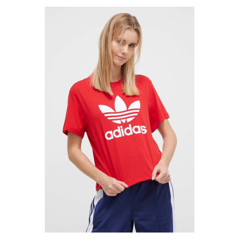 Tričko adidas Originals červená barva, IM6930