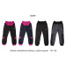 Dívčí softshellové kalhoty, zateplené Wolf B2399, černá / fialovorůžový pas Barva: Černá