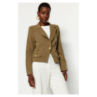 Trendyol Green Regular Lined Woven Blazer Jacket