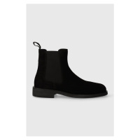 Semišové kotníkové boty Gant Rizmood pánské, černá barva, 27653438.G00