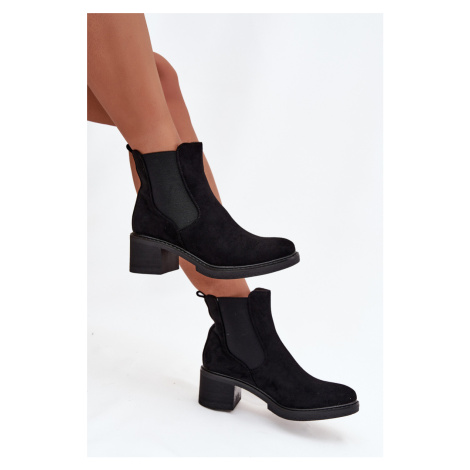 Dámské kotníkové boty na platformě Luvina