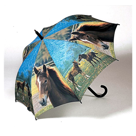 Dětský vystřelovací deštník s motivem koně Caitlin Doppler