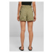 Ladies Paperbag Shorts - khaki