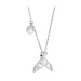 Éternelle Stříbrný náhrdelník Mystic Ocean - stříbro 925/1000, mořská panna NH1231-N001104B Stří