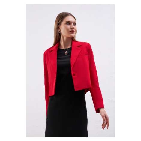 Gusto Short Jacket - Red