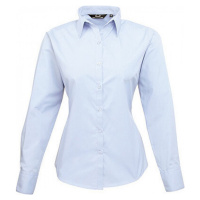 Premier Workwear Dámská popelínová košile s dlouhým rukávem