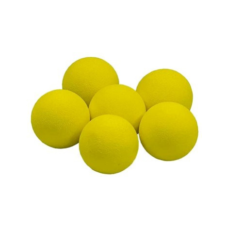 Longridge pěnové míčky na trénink 6 ks, žluté