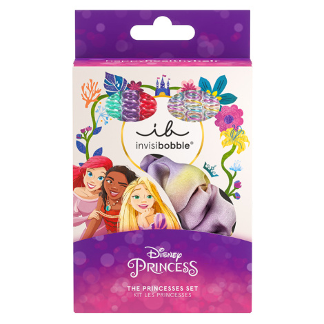 Invisibobble Kids set Disney The Princesses gumičky do vlasů 7 ks