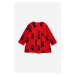 Kojenecká sukýnka Bobo Choses červená barva, mini, áčková