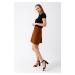 Koton Skirt - Brown - Mini