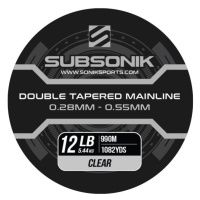 Sonik ujímaný vlasec subsonik double tapered main line clear 990 m - 0,33-0,60 mm 16 lb