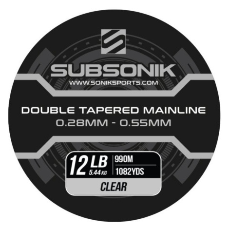 Sonik ujímaný vlasec subsonik double tapered main line clear 990 m - 0,33-0,60 mm 16 lb