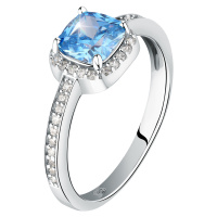 Morellato Třpytivý stříbrný prsten se zirkony Tesori SAIW1140