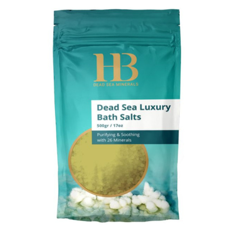 H&B Dead Sea Minerals Sůl do koupele Žlutá vanilka 500 g