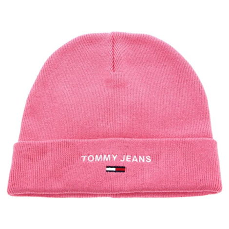 Tommy Jeans pánská růžová čepice Tommy Hilfiger
