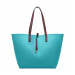 Hnědá kabelka Reversible Contrast Shopper Tote Bag