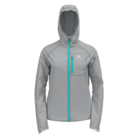 Odlo W DUAL DRYWATERPROOF JACKET Dámská běžecká bunda, šedá, velikost