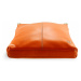 Oranžová dámská kožená zipová crossbody kabelka Jenny Arwel