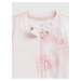 Růžový holčičí baby overal 100% organic cotton first favorite tie-dye one-piece GAP