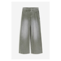 H & M - Široké kalhoty - zelená