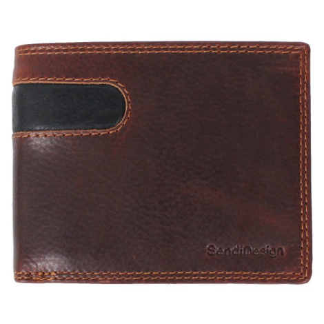 Sendi Design Pánská kožená peněženka D-2666 RFID hnědá