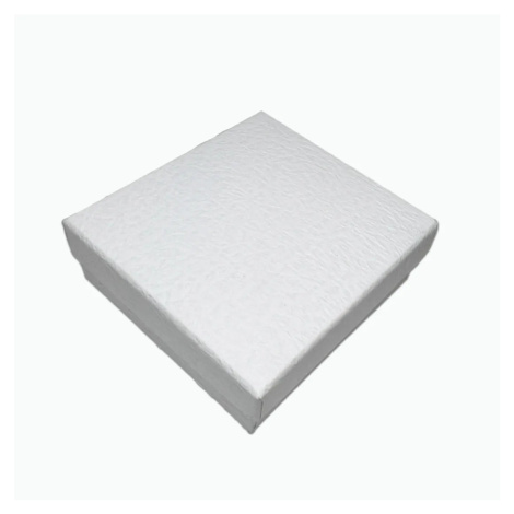 Dárková krabička čtverec Bílá 9 x 9 cm