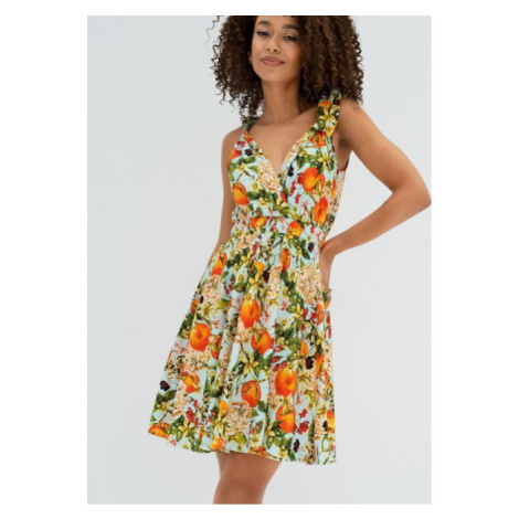 Letní šaty MOSQUITO s potiskem pomeranče