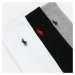 Polo Ralph Lauren 3Pack Crew Socks melange šedé / bílé / černé