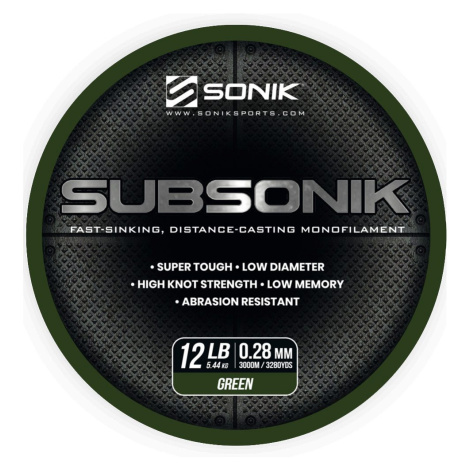 Sonik Vlasec Subsonik Green 3000m - 0,28mm