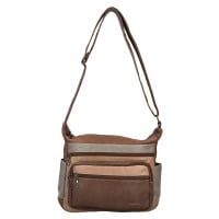 Dámská crossbody kabelka taupe - MaxFly Fiorella