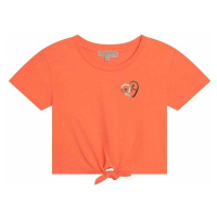 Dětské tričko Michael Kors oranžová barva