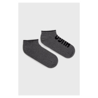 Ponožky HUGO pánské, šedá barva, 50468111