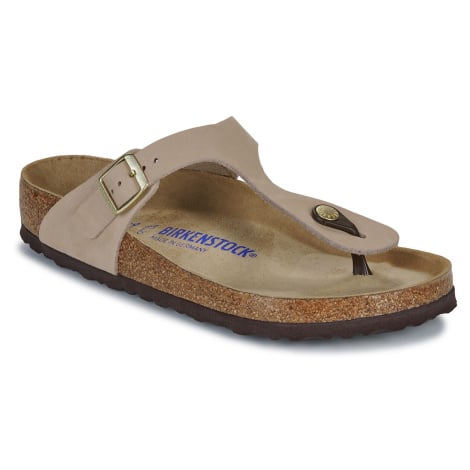 Birkenstock Gizeh SFB LENB Sandcastle Béžová