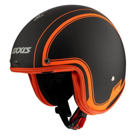 AXXIS Otevřená helma AXXIS HORNET SV ABS royal a4 oranžová matná