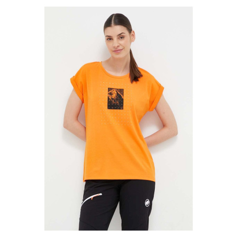 Sportovní tričko Mammut Mountain oranžová barva