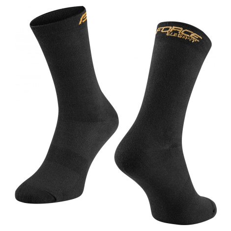 ponožky FORCE ELEGANT vysoké,černo-zlaté