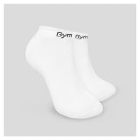 GymBeam Ponožky Ankle Socks 3Pack White