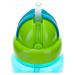 Canpol babies Sport Cup dětská láhev s brčkem 12m+ Blue 270 ml