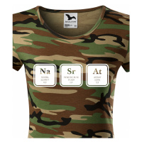 Dámské tričko s vtipným potiskem NaSrAt - triko jen pro odvážné