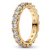 Pandora Třpytivý pozlacený prsten Shine Timeless 160050C01